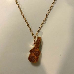 Lucky Brand Guitar Necklace